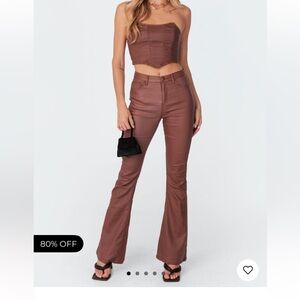 Edikted Leather Pants